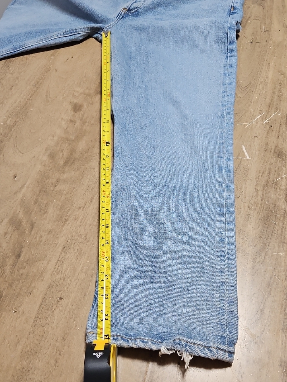 Agolde Riley Crop Light Wash Women's Straight Leg Jeans Size 30 - Picture 8 of 14